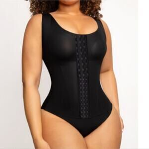One Piece Corset Girdle Postpartum Waist Cinch Compression Shapewear Small New